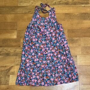 LOFT Multicolor Floral Dress
